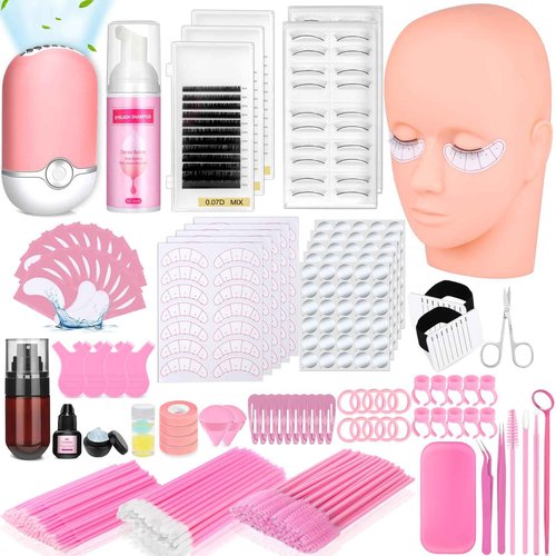 Sublaga 484 Pcs Lash Extension Kit for Beginners, Professional Eye Lashes Extension Kit