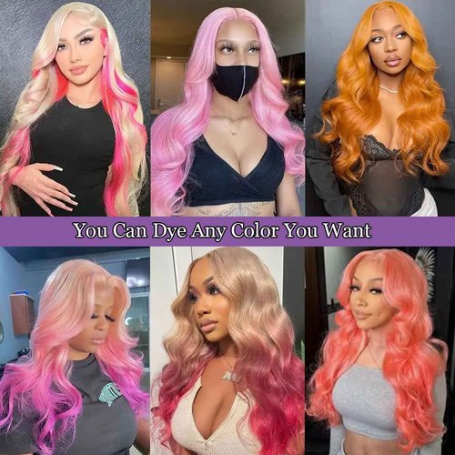 Fayniss 20Inch 613 Blonde Wig Human Hair 180% Density 13x6 Body Wave Lace Front Wigs Human Hair Glueless Wigs Pre Plucked With Baby Hair (20 inch, 613 Blonde Wig)