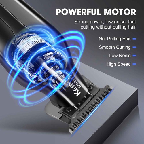 KEMEI Professional Hair Trimmers for Men, Clippers for Hair Cutting, Cordless Rechargeable Hair Clippers, Haircut Clippers, Hair Cutting Tools, LED Display, Gifts for Men 2210