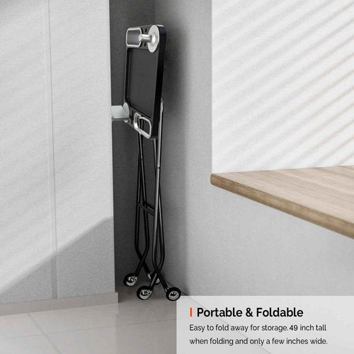 STYLANCE Folding Salon Tray, Folding Salon Rolling Tray, Color Tray for Hair Stylist, Esthetician,Tattoo, Beauty