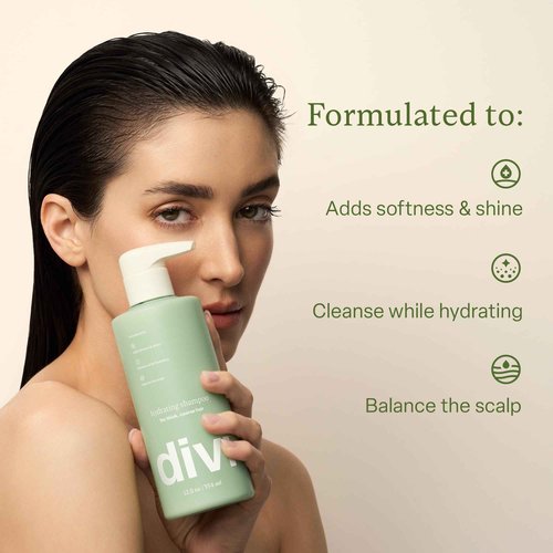 Divi Hydrating Starter Bundle - Scalp Serum, Hydrating Shampoo & Conditioner - Deep Hydration and Scalp Care Routine for Thicker Hair Types