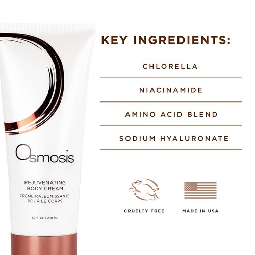 OSMOSIS REJUVENATING Body Cream Lotion, Boosts Collagen to Visibly Sculpt, Smooth and Tone Skin, 6.7 Fl Oz