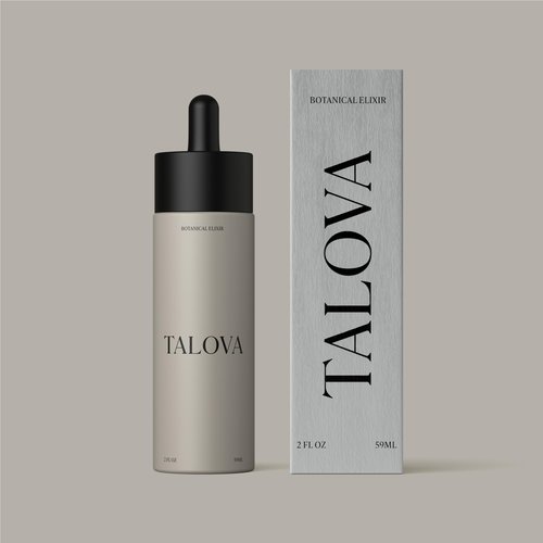 TALOVA - Botanical Elixir 2oz, Botanical Face Oil Moisturizer, Natural & Clean Anti Aging Hydrating Facial Oil with Jojoba, Vitamin E & C Serum, Treats Fine Lines & Wrinkles, Dark Spots Corrector