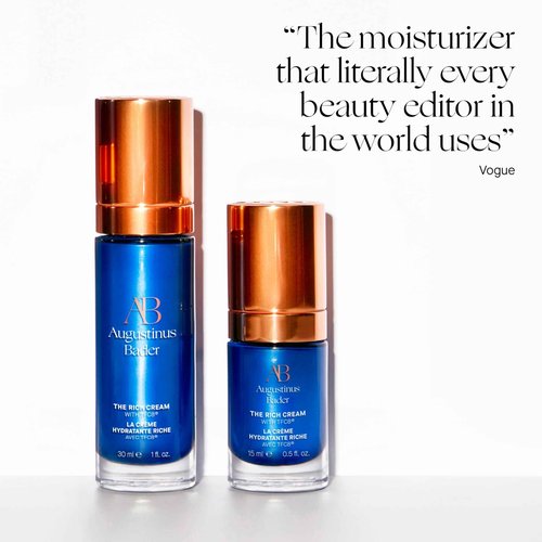 Augustinus Bader The Rich Cream – Luxury Face Cream – Hydrating and Nourishing Face Moisturizer – Facial Moisturizer for Wrinkle Reduction and Cellular Renewal – For Men and Women – 0.5 fl oz