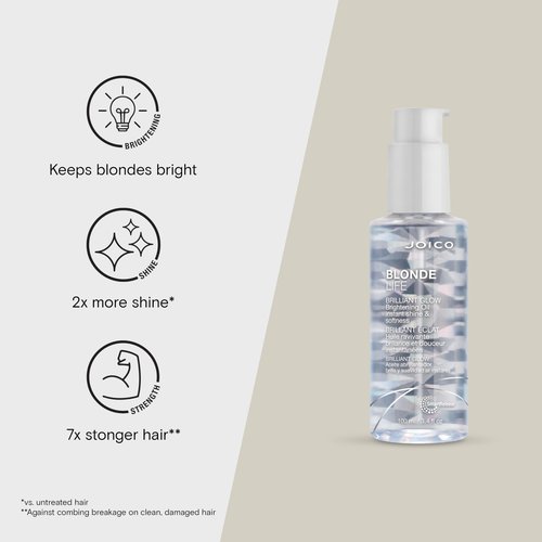 Joico Blonde Life Brightening Shampoo Conditioner Oil Set | Nourish & Illuminate | For Blonde Hair