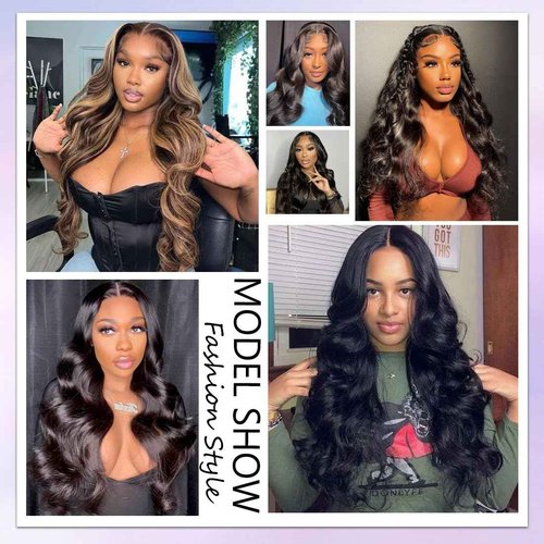 Body Wave Lace Front Wigs Human Hair 200 Density Frontal Wigs Human Hair 13x6 Hd Lace Front Wigs Human Hair Pre Plucked Brazilian Virgin Hair Glueless Wig 20 Inch Body Wave Wig for Women Natural Black