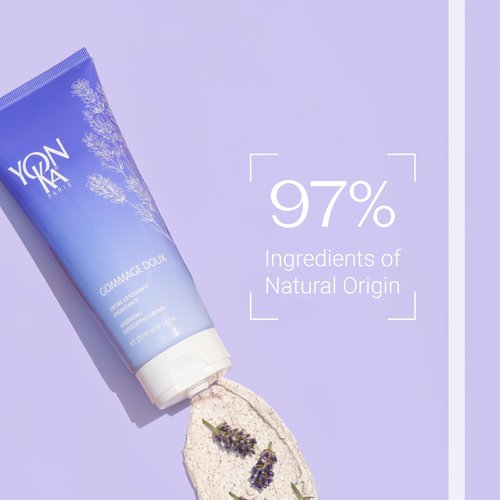 Yon-Ka Exfoliating Cream Scrub | Gommage Doux with Gentle Apricot Kernel and Mango Butter | Remove Dead Skin and Moisturize Dry Skin | 7.48 oz