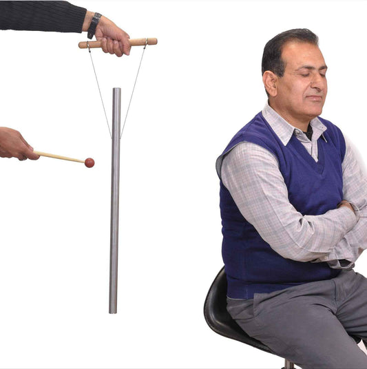 432 Hz Healing Tuned Pipe Louder Than Tuning Fork with Mallet, Hand Stand