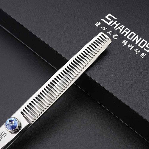 Professional Japanese Hairdressing Scissors Set - Slim Design, 7 Inch, 3 Pieces (Men & Women)