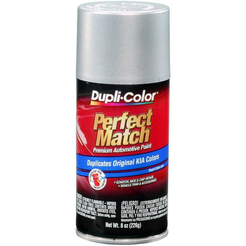 Dupli-Color BKA0002 Satin Silver Metallic Kia Perfect Match Automotive Paint - Aerosol, 8 oz.