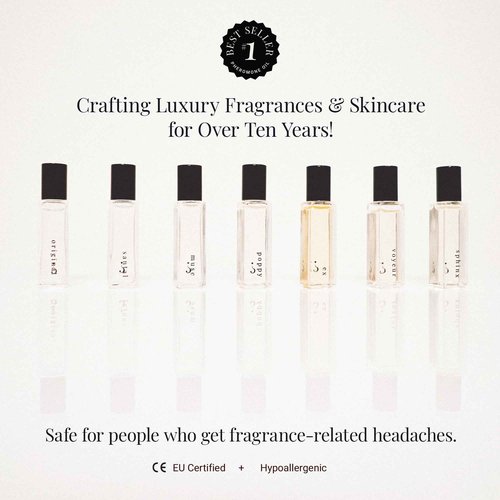 Riddle Oil Poppy Roll On Fragrance Perfume - Orange Blossom, Lemon, Rose, and Ylang Ylang Mini Rollerball for Women - Woman's Fragrances Perfumes and Oils