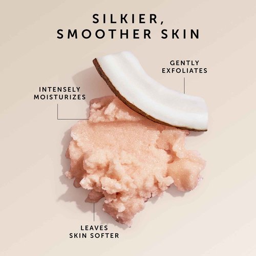 HERBIVORE Coco Rose Exfoliating Body Scrub + In-Shower Moisturizer with Coconut Oil, Shea Butter + Pink Clay for Softer, Smoother Skin | Vegan, Plant-Based, Cruelty-Free, 237 mL / 8 oz (2-pack)