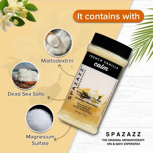 Spazazz Warm French Vanilla Crystals (17 oz)
