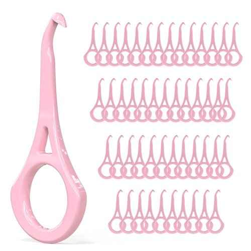 ARGOMAX - Aligner Removal Tool, 50 Retainer Remover Tool, Invisible Braces Removal Tools, Suitable for Removing Braces, Trays, Retainers, Dentures and Aligners(Pink).