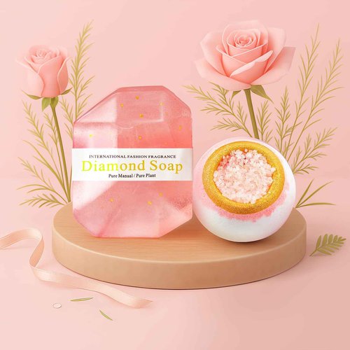 Rose Scented Spa Gift Set Luxury Self Care Package for Women with Plush Flannel Blanket ,Get Well Soon &Gold Metal Hair Clip, Mothers Day Birthday Gifts for Mom Her Friend Sister Wife Grandma