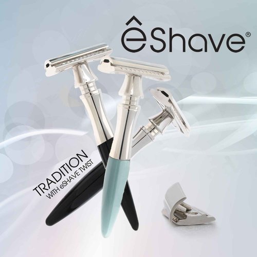 êShave Double Edge Razor, Blue