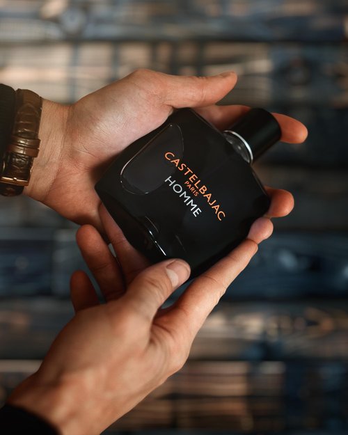 Castelbajac Paris Homme Men's Eau de Toilette, 3.4 FL OZ Black Bottle - Woody Amber Fresher Fragrance by Benoist Lapouza with Lime, Vetiver, and Ambroxan