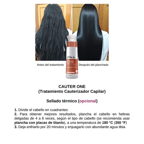 Let Me Be Cauter One Hair Cauterization 500ml – Deep Restorative Treatment for Damaged Hair – Keratin & Protein Formula for Shine, Strength & Smoothness – Salon & At-Home Use