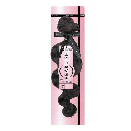 Sensationnel Pearlish bundle human hair - euro body deep pearl conditioned 15a soft remy beauty supply sew in or glue on bundles (14 Inch, NATURAL)
