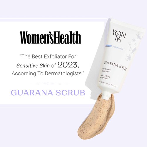 Yon-Ka Guarana Scrub | Gentle Exfoliating Face Cleanser with Rice Bran & Guarana Seed | Smooths Pores, Detoxifies & Revives Complexion | For Sensitive & Acne-Prone Skin | 1.87 fl oz