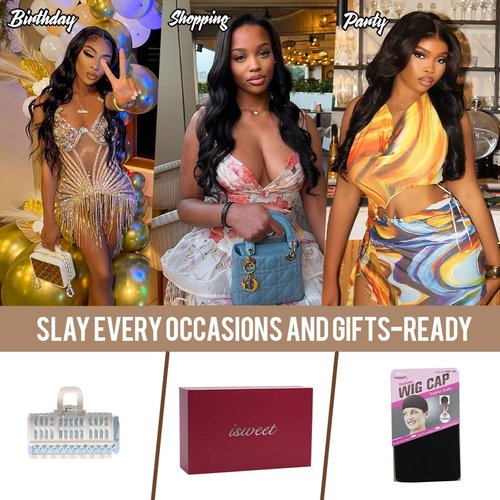 14" 13x4 Glueless Wigs Human Hair Pre Plucked Pre Cut with Baby Hair, 210% Density 12A Brazilian Body Wave Lace Front Wigs Human Hair, Chocolate Brown HD Transparent Wear and Go Wigs for Black Women