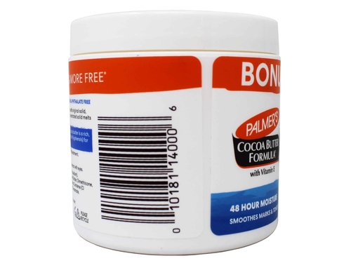 Palmer's Cocoa Butter Formula with Vitamin E, Body Moisturizer, Relieves Rough, Dry Skin, Smoothes Marks & Tones Skin, ("Bonus") 4.4 OZ Jar - 6 Pack