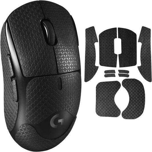 Anti-Slip Mouse Grip Tape for Logitech G Pro Wireless Mouse Skin Sweat-Resistant G Pro Mice Sticker Decal(White)