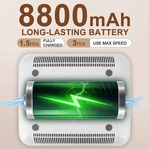 Cordless Nail Dust Collector Rechargeable, Professional Dust Collector Nail Tech Vacuum Fan Dust Collector for Acrylic Nails Dip Powder Removal Home Salon Manicures