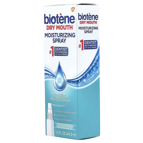 Biotene Dry Mouth Moisturizing Spray Gentle Mint 1.5 Oz (pack of 10)