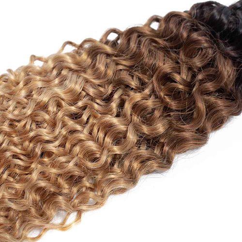 Ombre Blonde Bundle 4/27 Water Wave Bundles Human Hair Honey Blonde Bundles Human Hair 32 32 32 inch 1b/27 Water Wave Bundle Color 1BT4/27