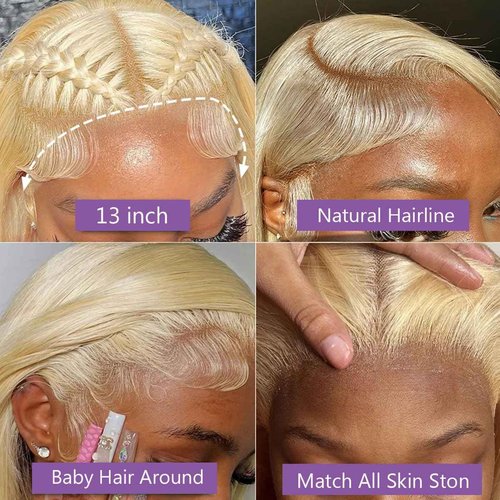 Fayniss 20Inch 613 Blonde Wig Human Hair 180% Density 13x6 Body Wave Lace Front Wigs Human Hair Glueless Wigs Pre Plucked With Baby Hair (20 inch, 613 Blonde Wig)