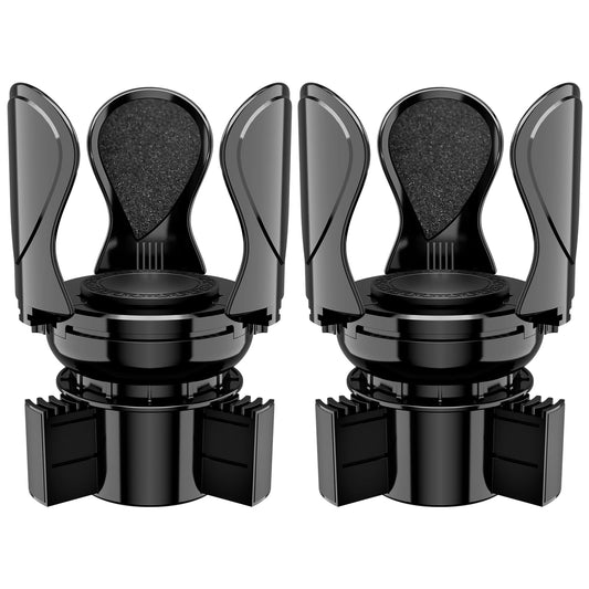 2Pack Car Cup Holder Expander, Cup Holder Extender Adapter with Expandable Arm and Adjustable Base, Compatible with Yeti Ramblers, Hydro Flasks，Stanley, Owala Most Coffee Mugs Bottles & Cups
