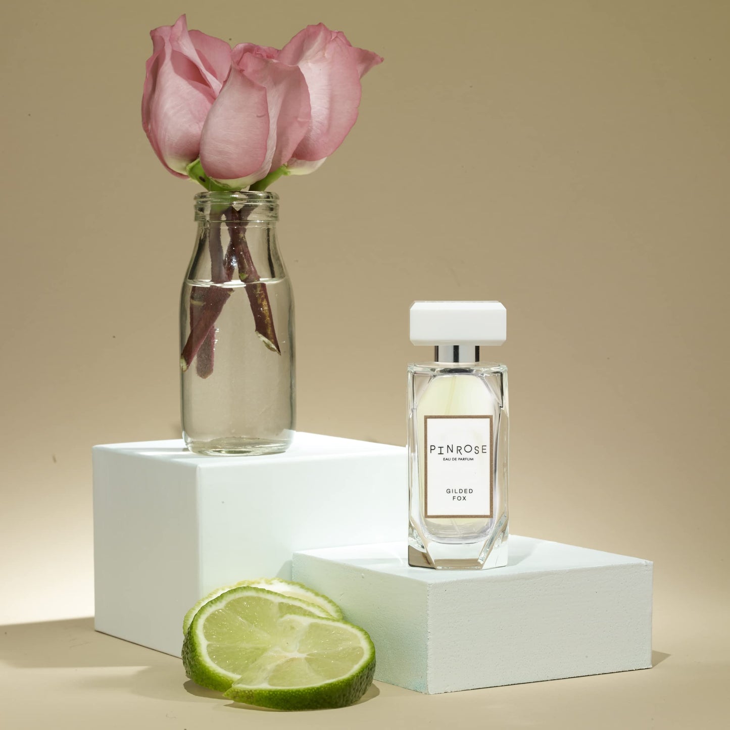 PINROSE Perfumes Gilded Fox - Eau de Parfum Fragrance Spray for Women - Clean, Vegan, Cruelty-free, and Hypoallergenic Scent with Essential Oils - Notes of Cocoa Spice, Buttered Rum, Amber, Coffee, Cardamom and Musk