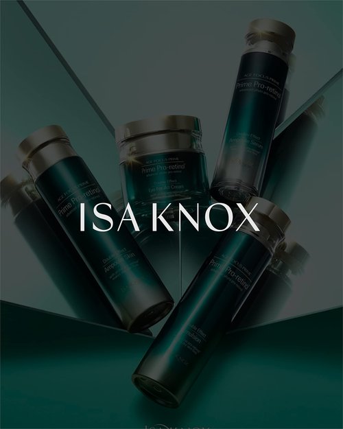 ISA KNOX AGE FOCUS PRIME Double Effect Ampoule Toner, PRIME Wrinkle For All Serum & PRIME Eye For All Cream (177 ml/5.99 fl oz) - Korean Skin Care by LG Beauty. Daytime Retinol.