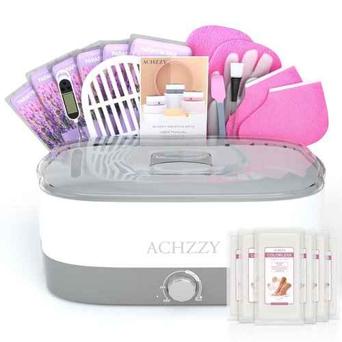 Achzzy Paraffin Wax Machine for Hands and Feet, 4000ml Paraffin Bath, Paraffin Wax Warmer with Refills, Fast Wax Meltdown, Precision Temperature Control