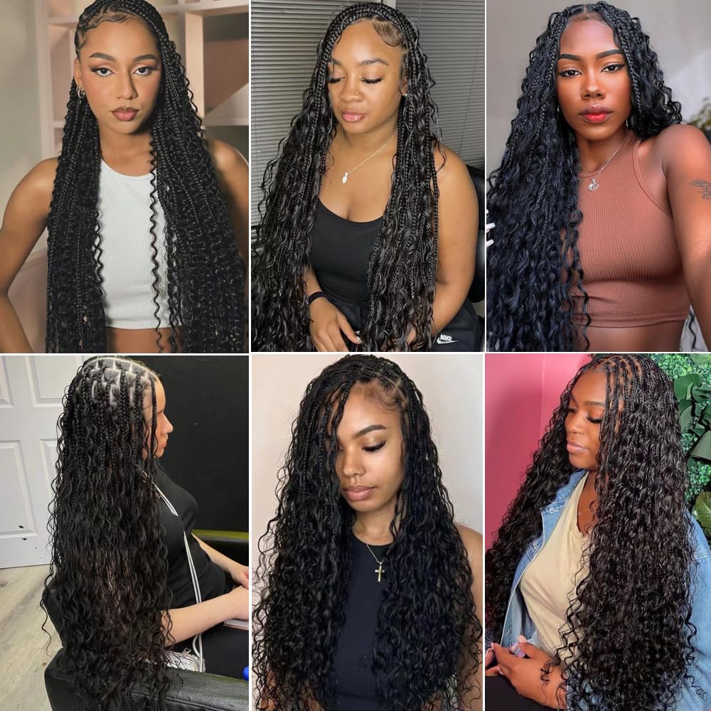 Human Braiding Hair for Boho Braids 22 Inch Italian Curly Bulk Human Hair 100% Unprocessed Brazilian Virgin Hair for Braiding Bohemian No Weft 2 Bundles/Pack Natural Color