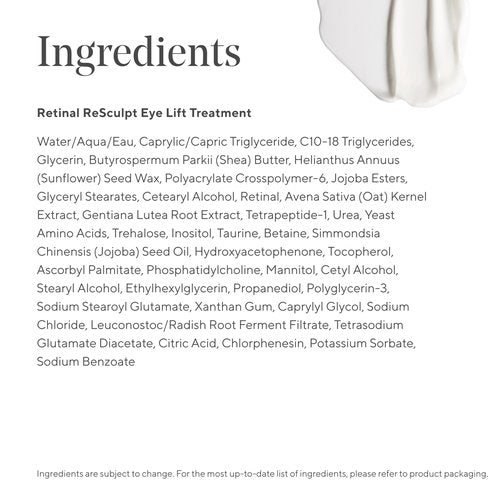 Murad Retinal ReSculpt Eye Lift Treatment - Age-Defying Eye Cream with Encapsulated Retinal, Gentian Root, & Oat-Firming Film for Youthful Eyes - Tightens Droopy Lids & Under-Eye Bags - 0.5 Fl Oz