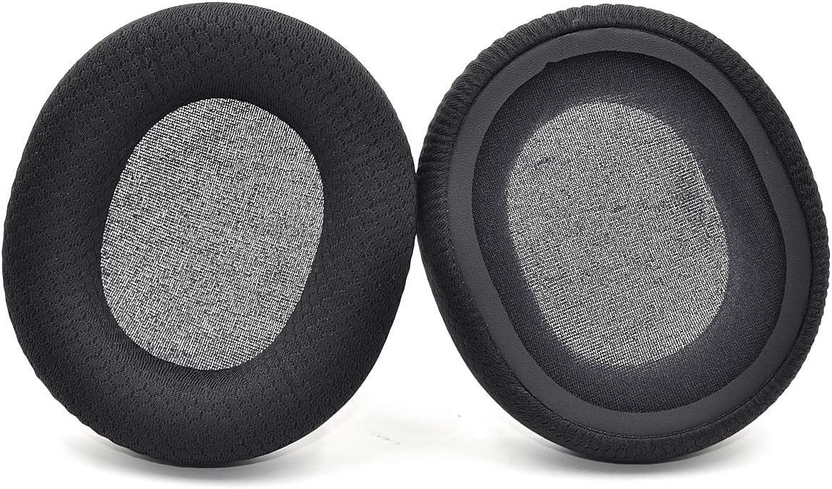 Arctis 3/5 / 7/9 Replacement Black Fabric Ear Pads Cushion Compatible with SteelSeries Arctis 3 / Arctis 5 / Arctis 7 Arctis 9 / Arctis 1 / Arctis pro Lossless Wireless Gaming Headset Headphone
