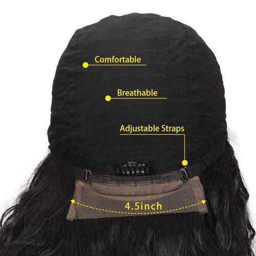 Joedir 28" Long Straight 13x4 Lace Frontal Wigs for Black Women Free Part Lace Front Wigs with Baby Hair Natural Hairline Ombre Black Root Easy-360 Synthetic Hair Wig Heat Resistant Fiber (Ombre Pink