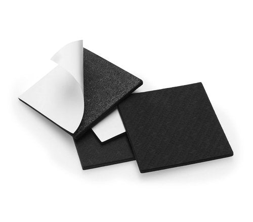 Slipstick GorillaPads Non Slip Furniture Pads/Gripper Floor Protectors (Set of 4) 3 Inch Square Self Adhesive Rubber Stoppers for Furniture Legs, CB155