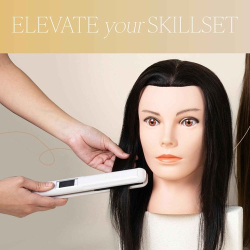 TuModelo Professional Hair Straightener – Ceramic Tourmaline Technology for Sleek & Curly Styles, Fast Heat-Up, Adjustable Temperature Professional Flat Iron, 1" Inch