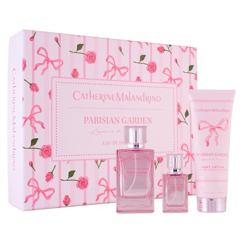 Catherine Malandrino Parisian Garden Eau de Parfum for her 3 Piece Gift Set, 3.4 fl. oz