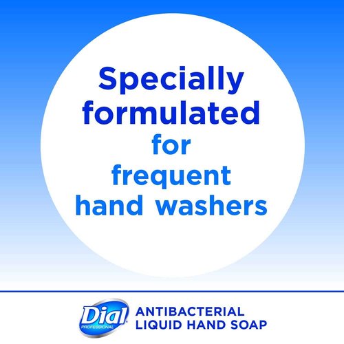 Dial Professional Gold Antibacterial Liquid Hand Soap, 16 OZ Pump Bottle (Pack of 12)