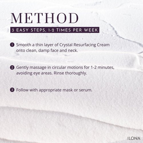 ILONA Pretty Polished Crystal Resurfacing Cream – 2022 New You Beauty Award Winner | Luxury Microdermabrasion Face Polish with Lactic Acid & Micro Crystals for Smooth, Radiant Skin, 1.7 oz.