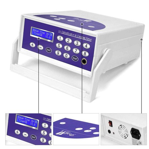 Lecaung Ionic Foot Bath Detox Machine, Foot Spa Mchine for Home Use, Ionic Detox Foot Bath System, Include Collapsible Basin, Far Infrared Belt, Wrist Strap, Perfect for Seniors