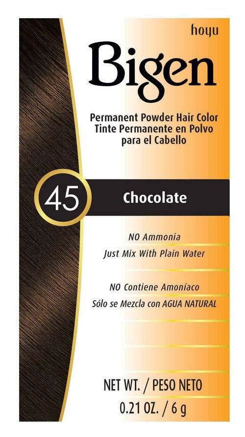 #45 Chocolate Bigen Permanent Powder - 12 Pack