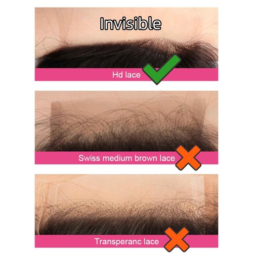 Savasana 13x4 Lace Frontal HD Human Hair Body Wave Pre Plucked with Baby Hair for Black Women Skin Like Brazilian Virgin Natural Black 18 Inch