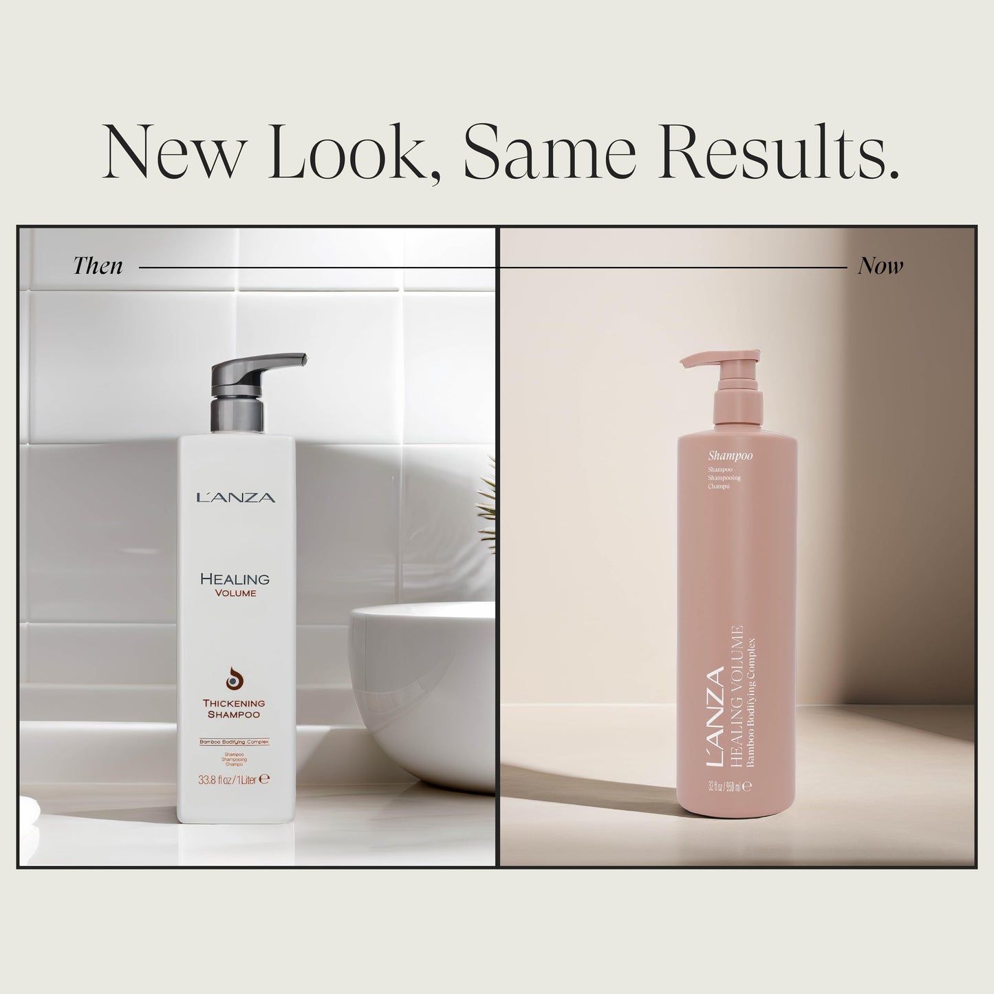 L'ANZA Healing Volume Thickening Shampoo, Boosts Shine, Volume, and Thickness for Fine and Flat Hair, Rich with Bamboo Bodifying Complex and Keratin (33.79 Fl Oz)