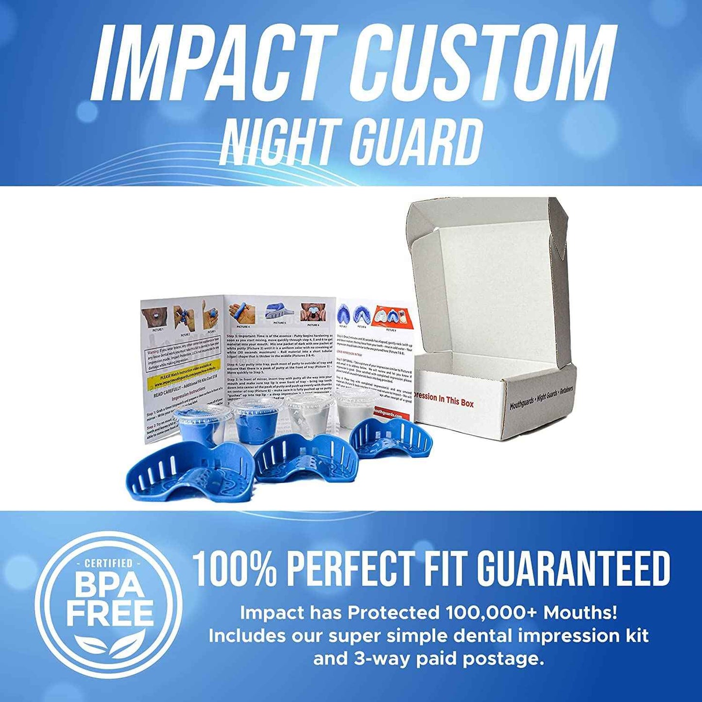 Impact Nightguards Custom Ultra Thin Day Guard 1mm -Lower