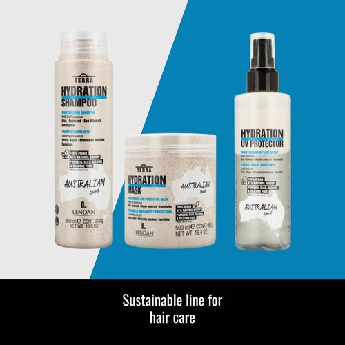 Lendan - Hydrating Hair Mask - Terra Hydration Mask - 500 ml - for Dry and Damaged Hair - Hydrates and Repairs - Prevents Color Loss - Anti-Frizz